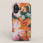 hibiscus lilly | double exposure iPhone Case Gallery Image 1