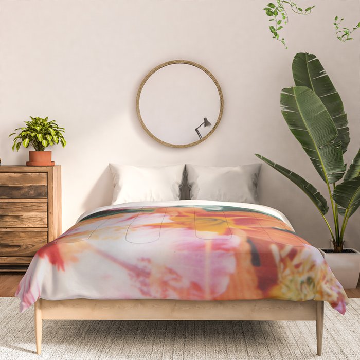 hibiscus lilly | double exposure Comforter Gallery Image 3