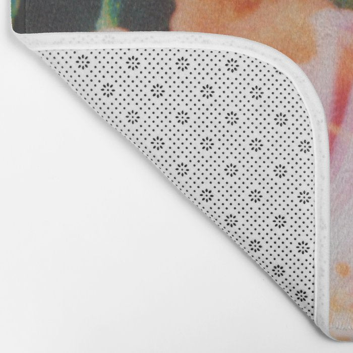 hibiscus lilly | double exposure Bath Mat Gallery Image 2
