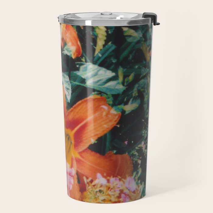 hibiscus lilly | double exposure Travel Mug Gallery Image 2