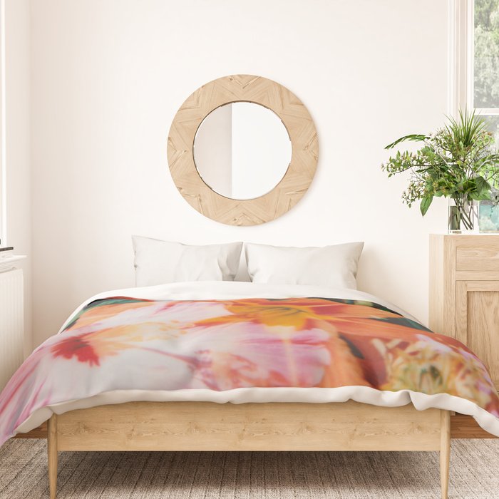 hibiscus lilly | double exposure Duvet Cover Gallery Image 3