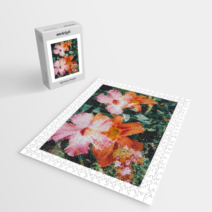 hibiscus lilly | double exposure Jigsaw Puzzle Gallery Image 2