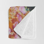 hibiscus lilly | double exposure Throw Blanket Gallery Image 3