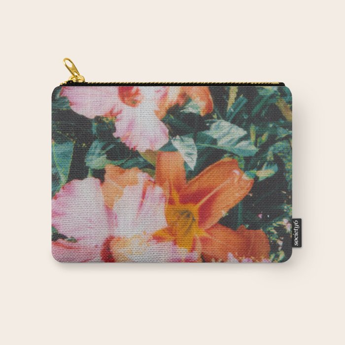 hibiscus lilly | double exposure Carry All Pouch Gallery Image 1