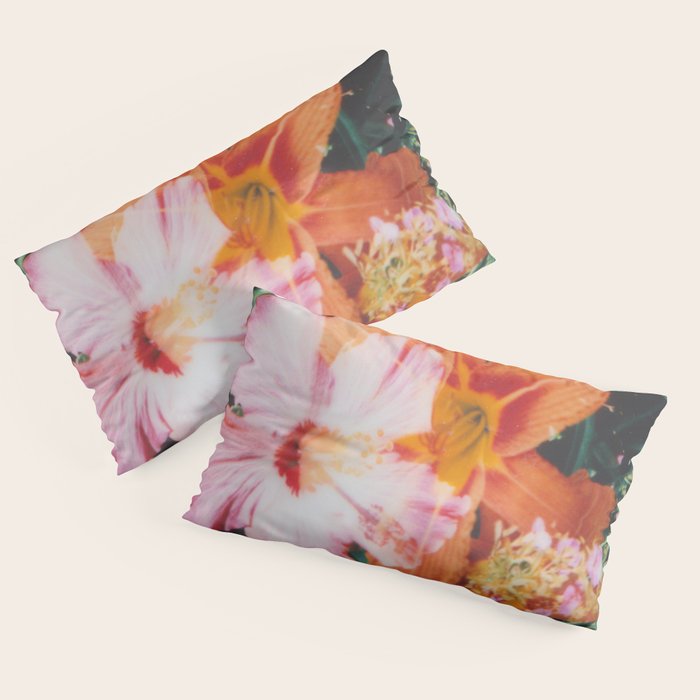 hibiscus lilly | double exposure Pillow Sham Gallery Image 2