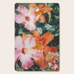 hibiscus lilly | double exposure Cutting Board Gallery Image 1