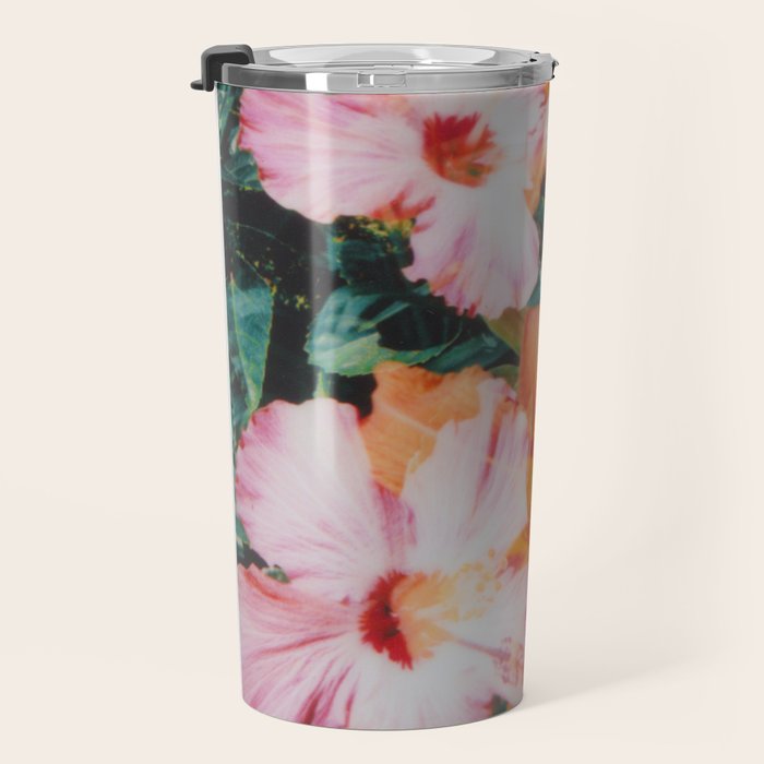 hibiscus lilly | double exposure Travel Mug Gallery Image 3