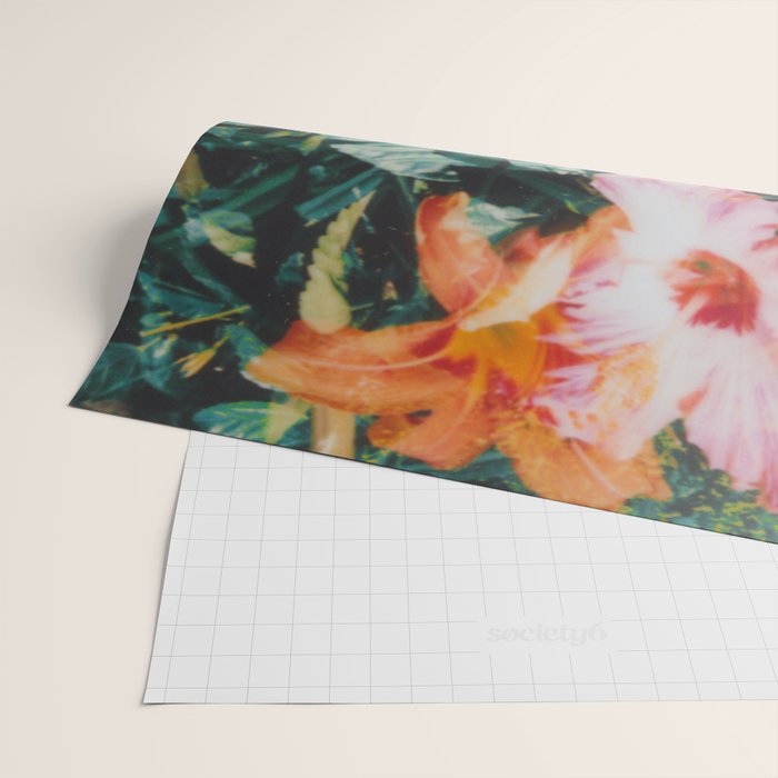 hibiscus lilly | double exposure Wrapping Paper Gallery Image 2
