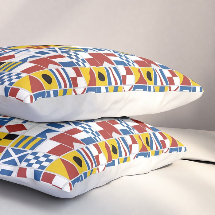 Nautical Flags Pillow Sham Gallery Image 3