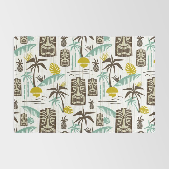 Island Tiki - White Rug Gallery Image 2