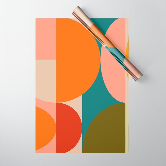 Bauhaus, geometric abstraction 2 Wrapping Paper Gallery Image 1