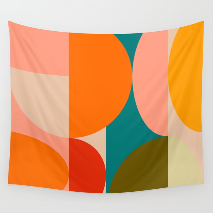 Bauhaus, geometric abstraction 2 Wall Tapestry Gallery Image 4
