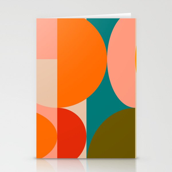 Bauhaus, geometric abstraction 2 Stationery Card Gallery Image 2