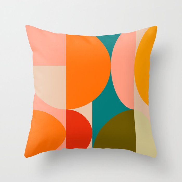 Bauhaus, geometric abstraction 2 Throw Pillow Gallery Image 6
