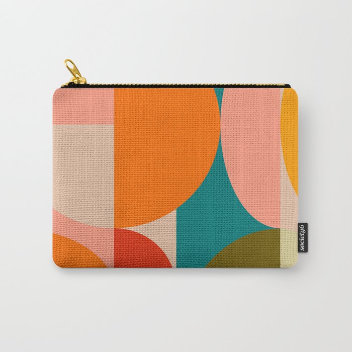 Bauhaus, geometric abstraction 2 Carry All Pouch Gallery Image 1