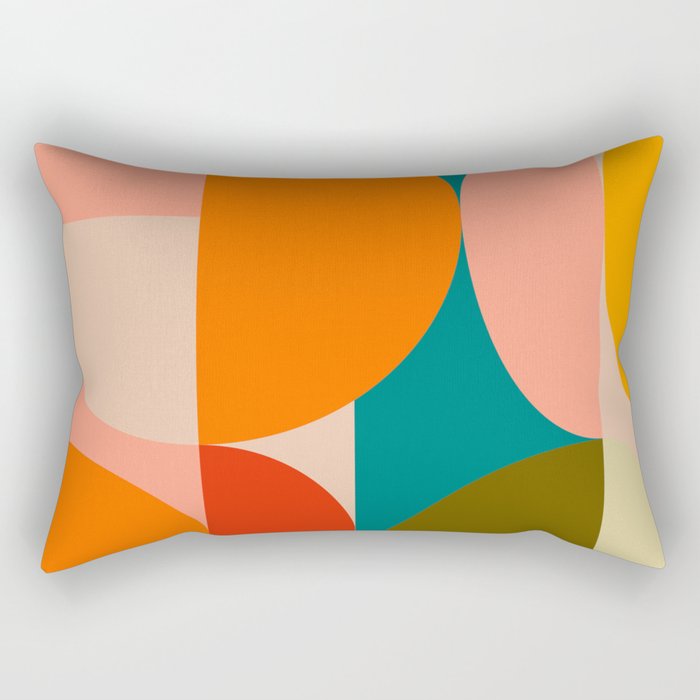 Bauhaus, geometric abstraction 2 Rectangular Pillow Gallery Image 1