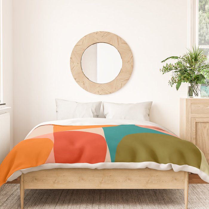 Bauhaus, geometric abstraction 2 Duvet Cover Gallery Image 3