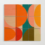 Bauhaus, geometric abstraction 2 Wood Wall Art Gallery Image 1
