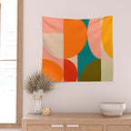 Bauhaus, geometric abstraction 2 Wall Tapestry Gallery Image 2
