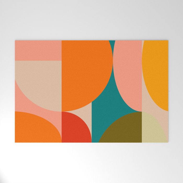 Bauhaus, geometric abstraction 2 Welcome Mat Gallery Image 1