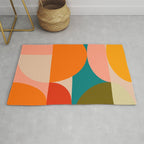 Bauhaus, geometric abstraction 2 Rug Gallery Image 1
