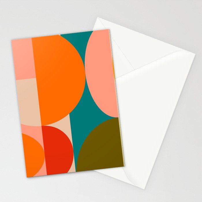 Bauhaus, geometric abstraction 2 Stationery Card Gallery Image 2