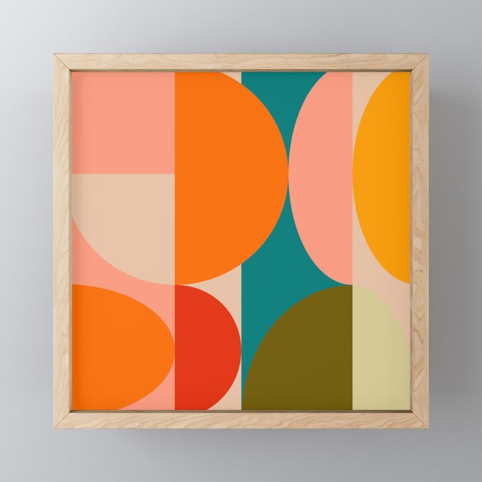 Bauhaus, geometric abstraction 2 Mini Art Print Gallery Image 1