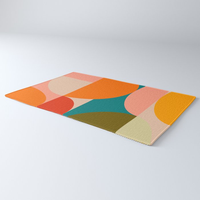 Bauhaus, geometric abstraction 2 Rug Gallery Image 3
