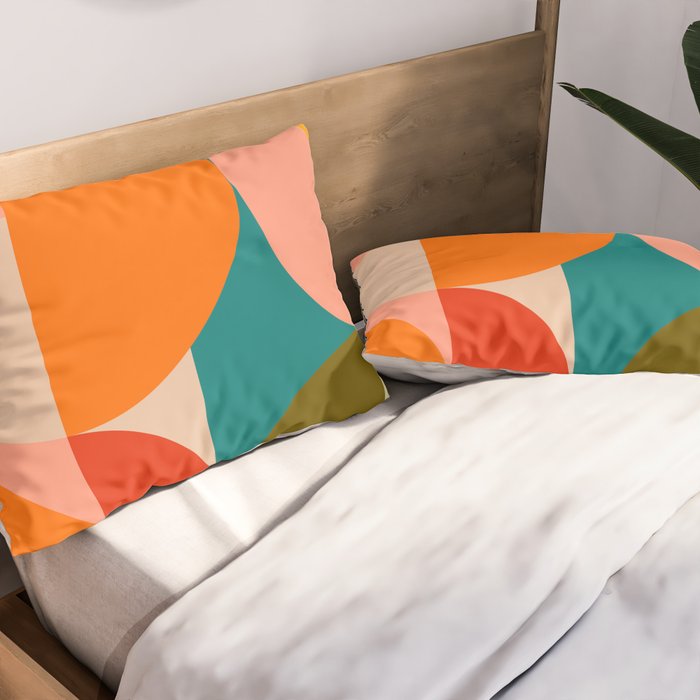 Bauhaus, geometric abstraction 2 Pillow Sham Gallery Image 2