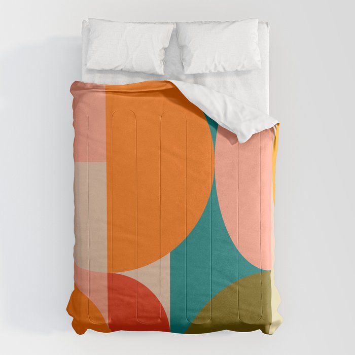 Bauhaus, geometric abstraction 2 Comforter Gallery Image 1