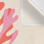 Sea Leaf: Matisse Collage Peach Edition Wall Tapestry Gallery Image 3