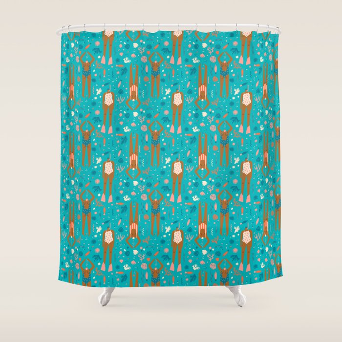 Underwater Shower Curtain Gallery Image 1