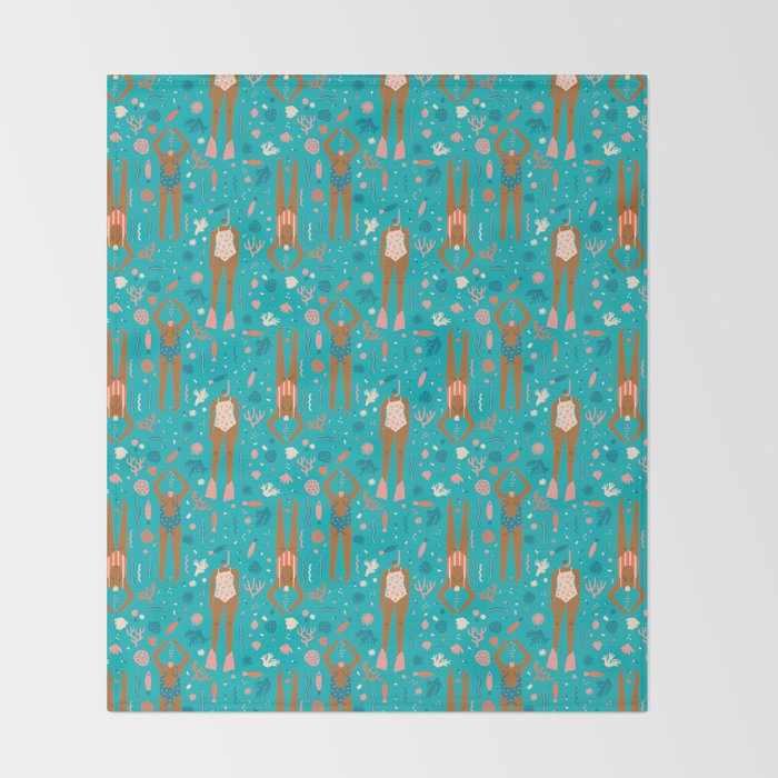 Underwater Throw Blanket Gallery Image 2