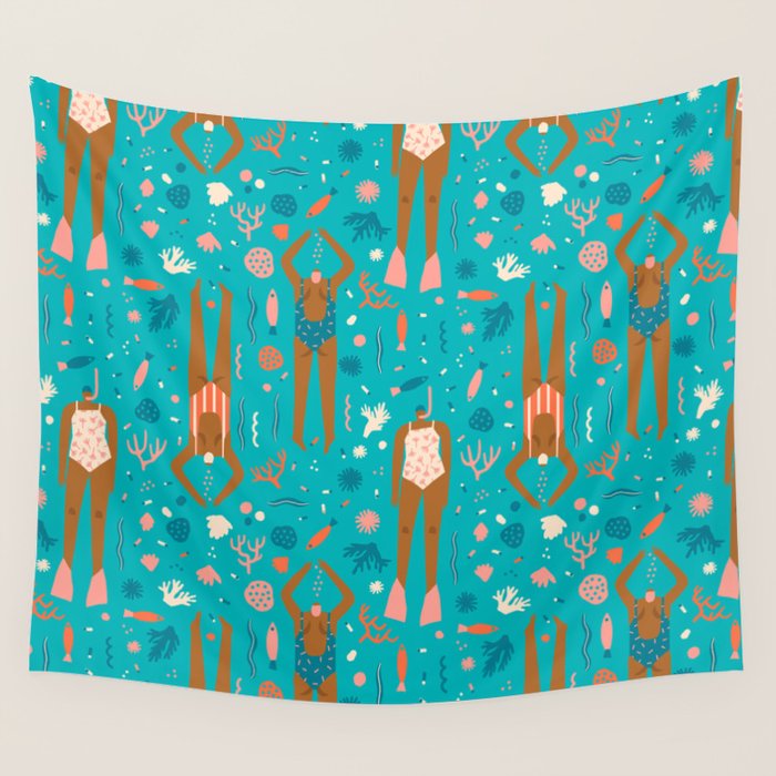Underwater Wall Tapestry Gallery Image 1