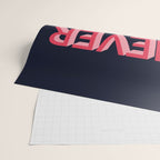 Never give up - pink Wrapping Paper Gallery Image 2