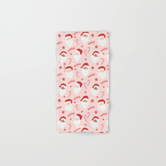 Peppermint Santas Hand & Bath Towel Gallery Image 1