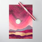 Scarlet Night Wrapping Paper Gallery Image 1