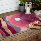 Scarlet Night Outdoor Rug Gallery Image 2