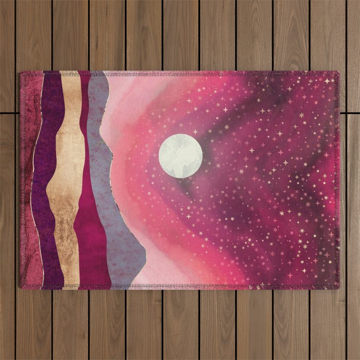 Scarlet Night Outdoor Rug Gallery Image 1