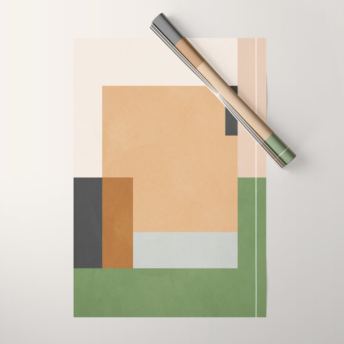 Geometric Abstract 114 Wrapping Paper Gallery Image 1