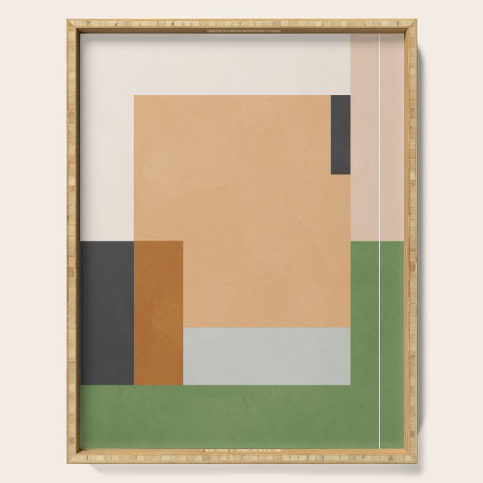 Geometric Abstract 114 Serving Tray Gallery Image 1
