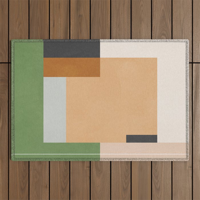 Geometric Abstract 114 Outdoor Rug Gallery Image 1