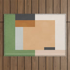Geometric Abstract 114 Outdoor Rug Gallery Image 1