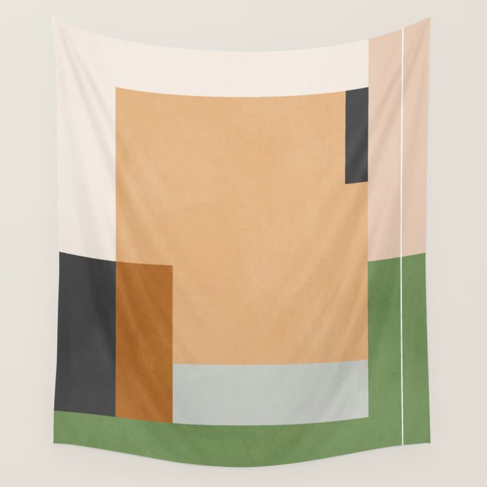 Geometric Abstract 114 Wall Tapestry Gallery Image 4