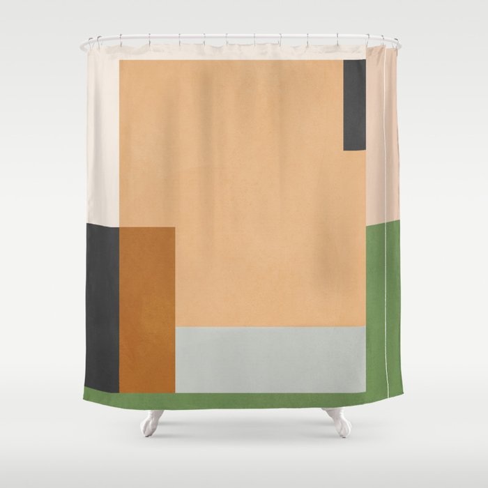 Geometric Abstract 114 Shower Curtain Gallery Image 1
