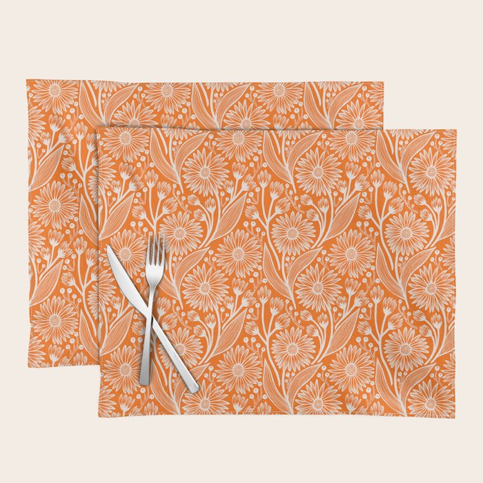 Marmalade Coneflowers Placemat Gallery Image 1