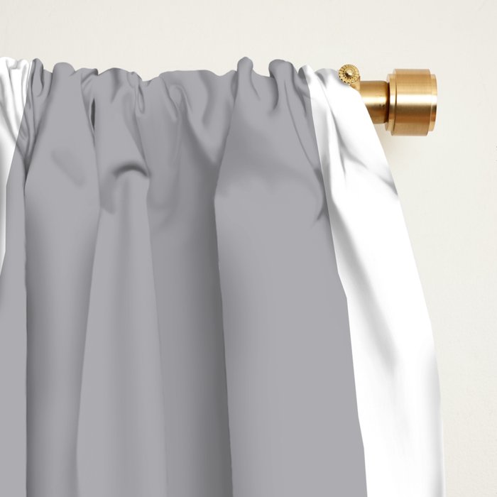 Quattro Stripe Minimalist Broad Stripe Color Block Pattern in Mustard Yellow, Navy Blue, Gray, White Window Curtain Gallery Image 2