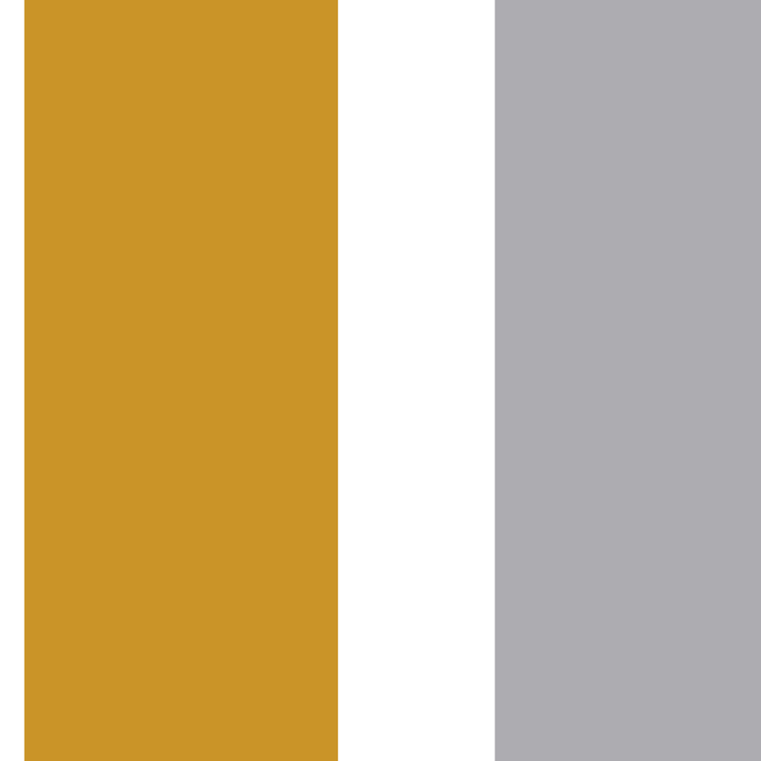 Quattro Stripe Minimalist Broad Stripe Color Block Pattern in Mustard Yellow, Navy Blue, Gray, White Coffee Mug Gallery Image 2