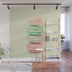 Four Macarons Wall Mural Gallery Image 1