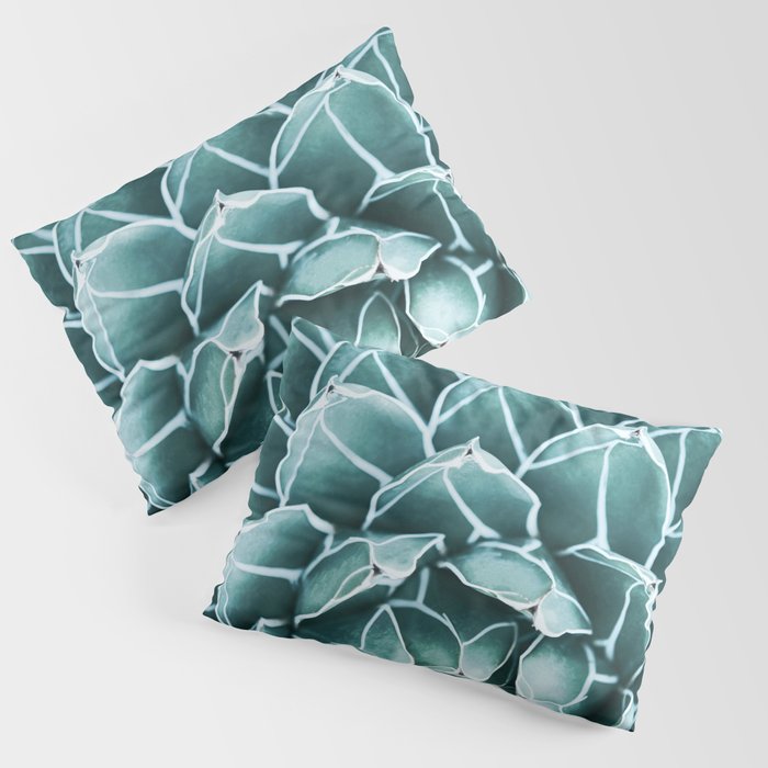 Succulent bloom Pillow Sham Gallery Image 1